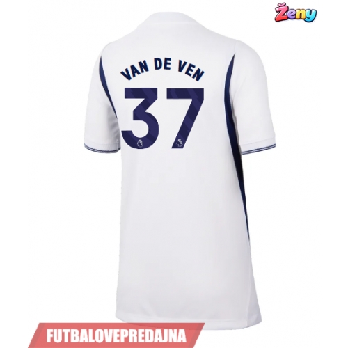 Lacne Ženy Futbalové dres Tottenham Hotspur Micky van de Ven #37 2026-27 Krátky Rukáv - Domáci